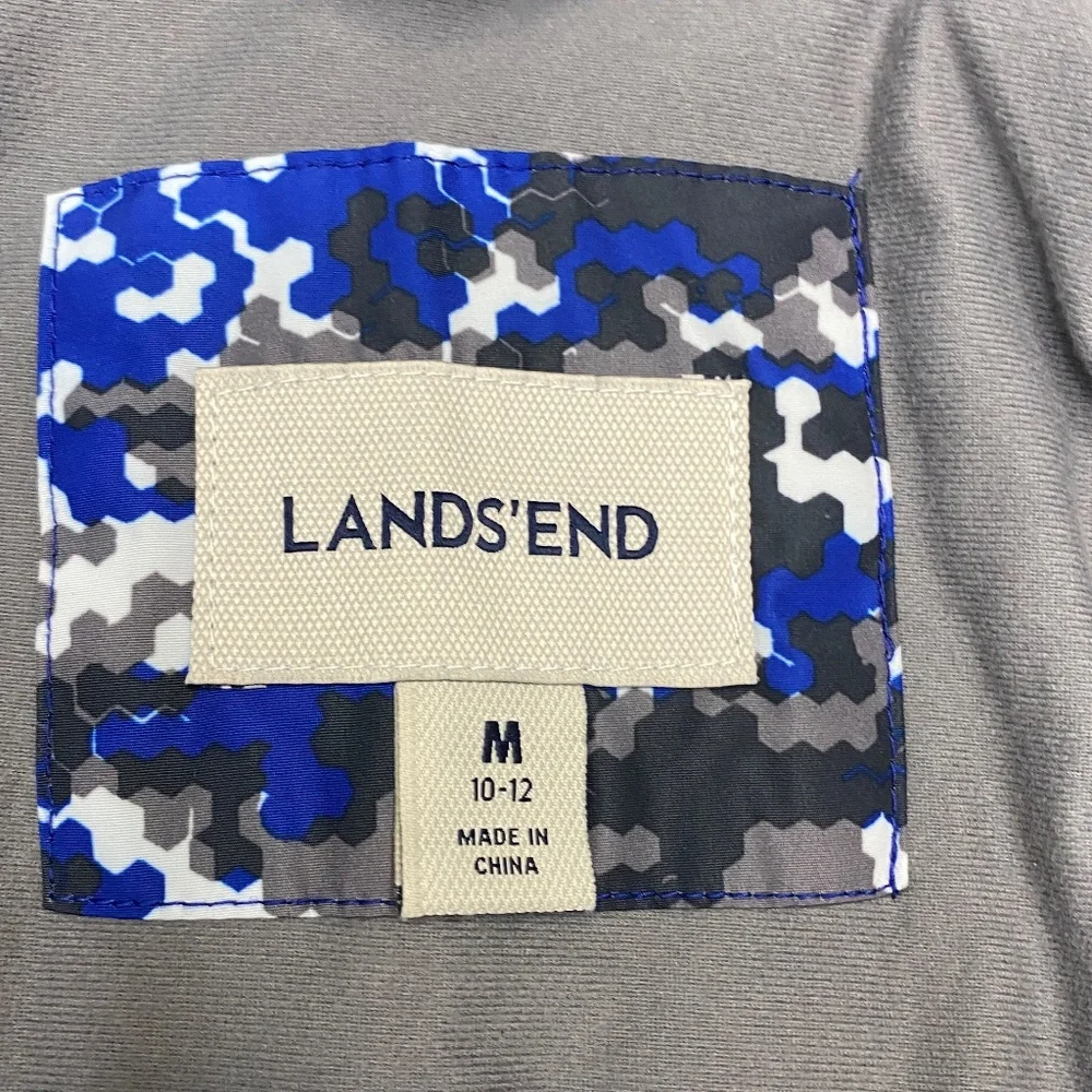 Lands End Youth Boys Winter Jacket & Snow Bib Bundle